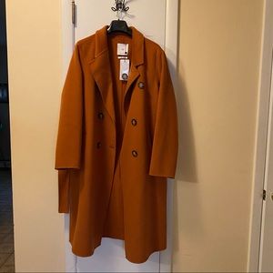 MNG Mango Abrigo Robert Coat size M (NWT)